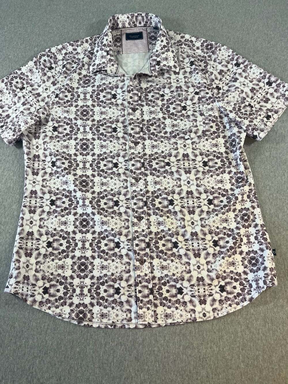 7 Diamonds Lunar Shift 4-Way Stretch Short Sleeve Shirt size L